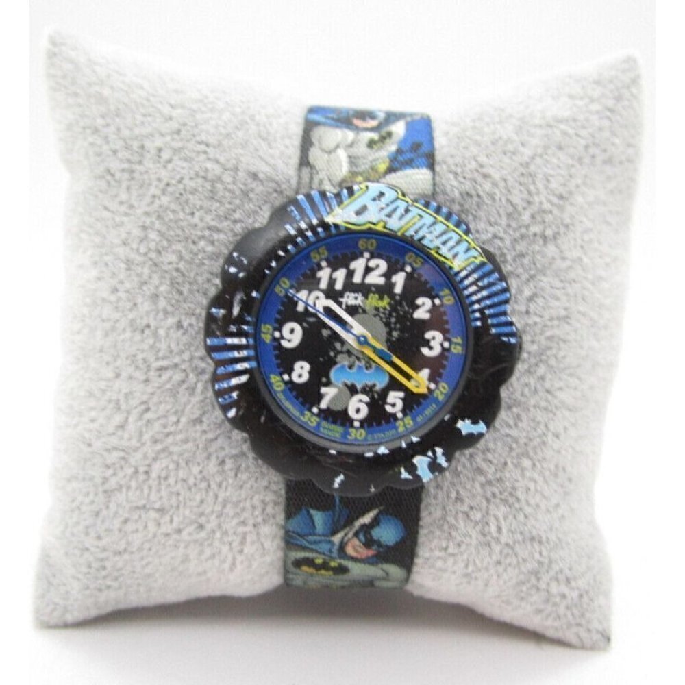 Boys 2013 Flik Flak‎ Swiss Quartz WR Analog 33mm Dial Causal Round Watch (F230)
